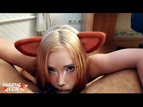 ❤️ Kitsune sluk piel en kom in haar mond ❤️❌ Porno by ons ﹏