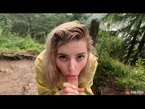 ❤️ Meisie sluk cum na 'n openbare blowjob - Eva Elfi ❤️❌ Porno by ons ﹏